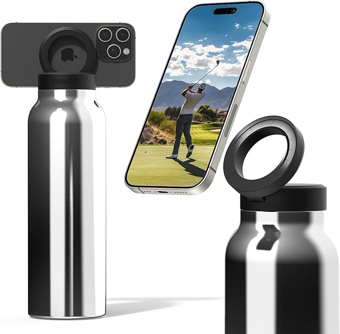 Illegal Soup MagSafe water bottle in silver