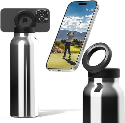 Illegal Soup MagSafe water bottle in silver